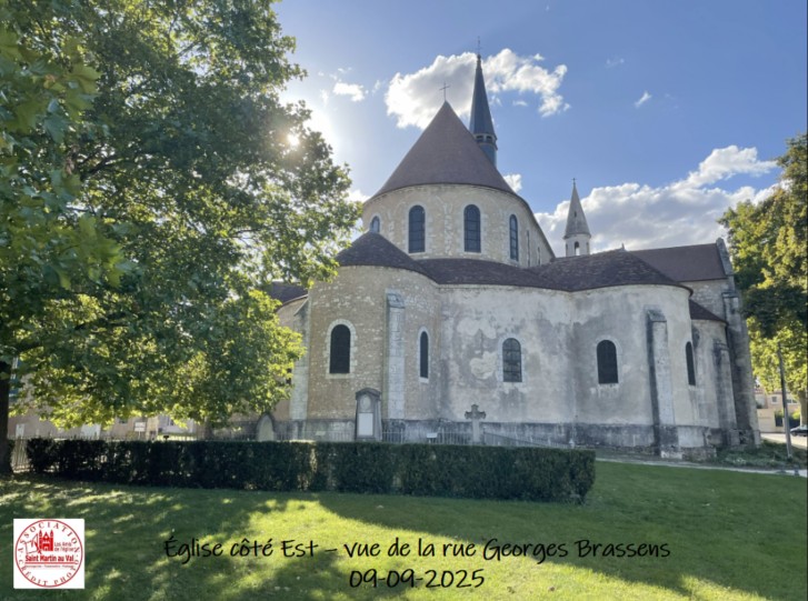EGLISE COTE EST - VUE DE LA RUE GEORGES BRASSENS